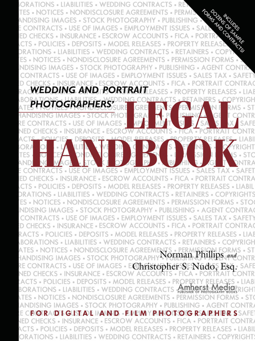Title details for Wedding and Portrait Photographers' Legal Handbook by Norman Phillips - Available